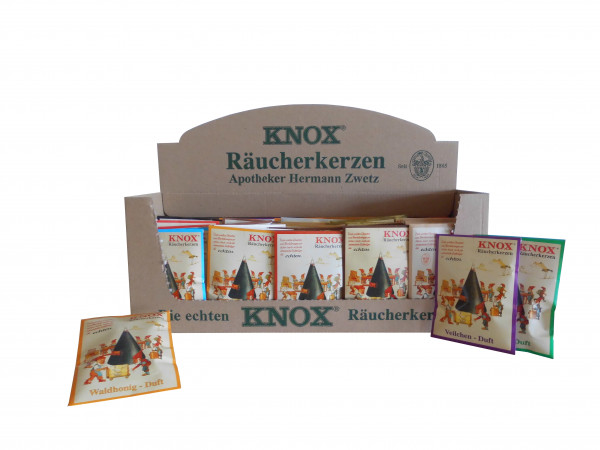 Räucherkerzen Display Knox Sammlerclub (Auslauf)