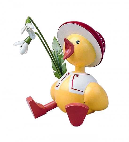 Küken / rot-Schneeglöckchen (Auslauf)