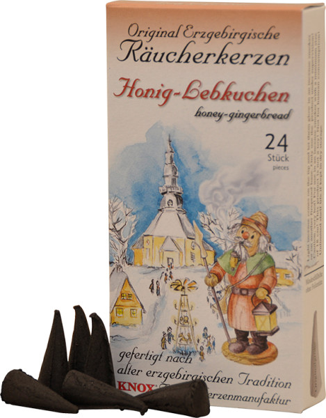 Räucherkerzen, Honig-Lebkuchen, Knox