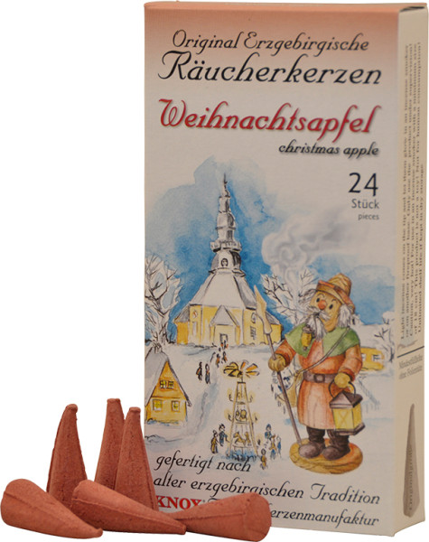 Räucherkerzen, Weihnachtsapfel, Knox