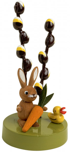Hase mit Maikätzchen (Auslauf)