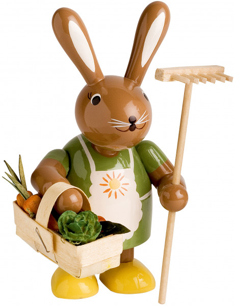 Häsin mit Rechen (Auslauf)