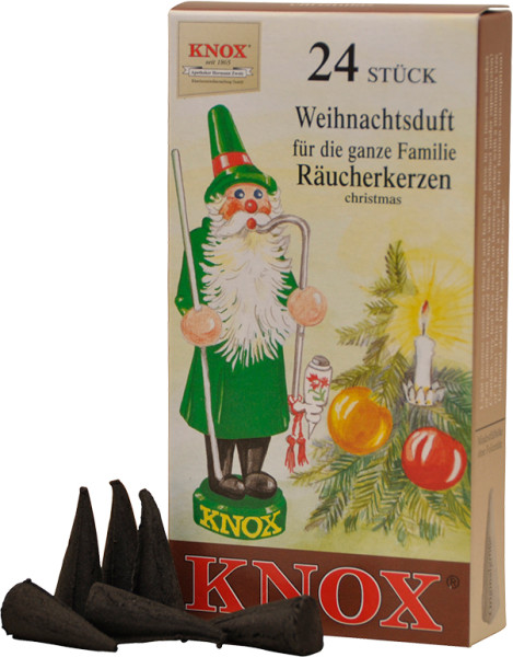 Räucherkerzen, Weihnachtsduft, Knox