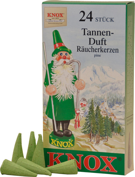 Räucherkerzen, Tannenduft, Knox