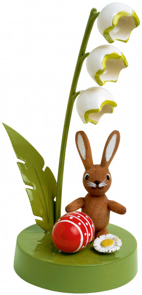 Hase mit Maiglöckchen (Auslauf)